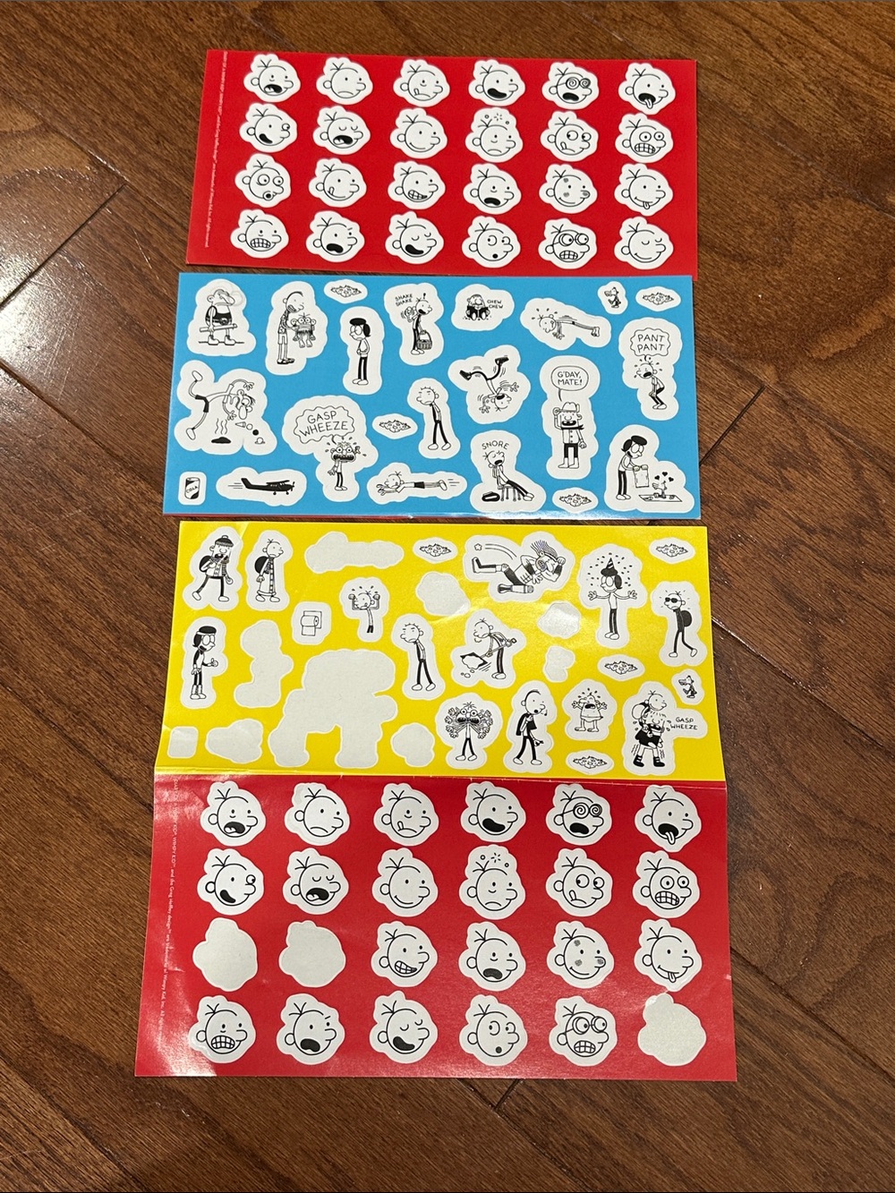 Diary of a Wimpy Kid Sticker Sheet Pack